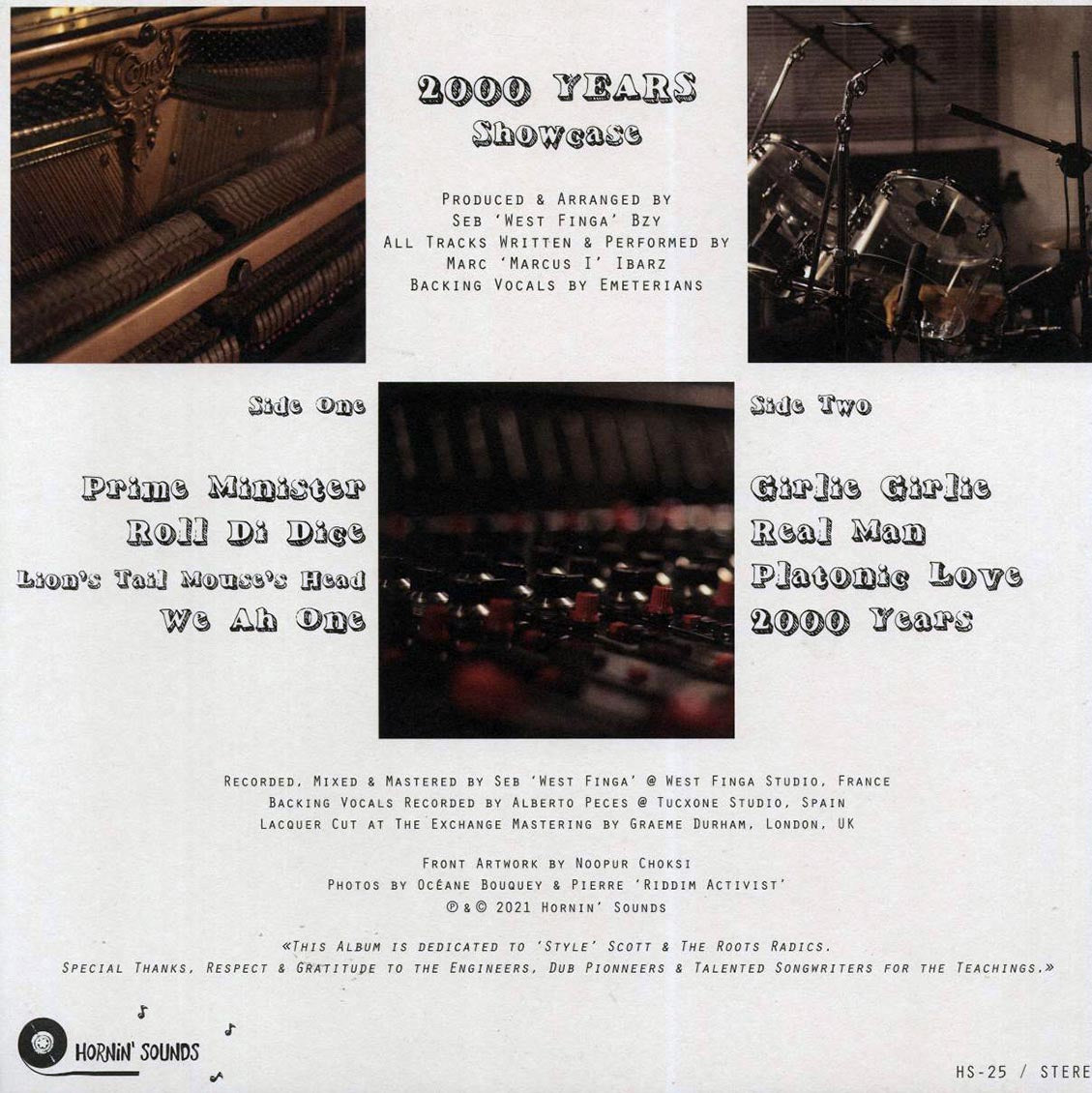 Marcus I, West Finga - 2000 Years Showcase: Marcus I Meets West Finga - Vinyl LP, LP