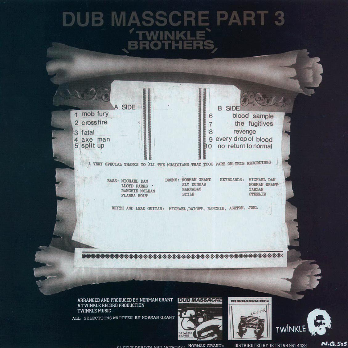 Twinkle Brothers - Dub Massacre Part 3 - Vinyl LP, LP