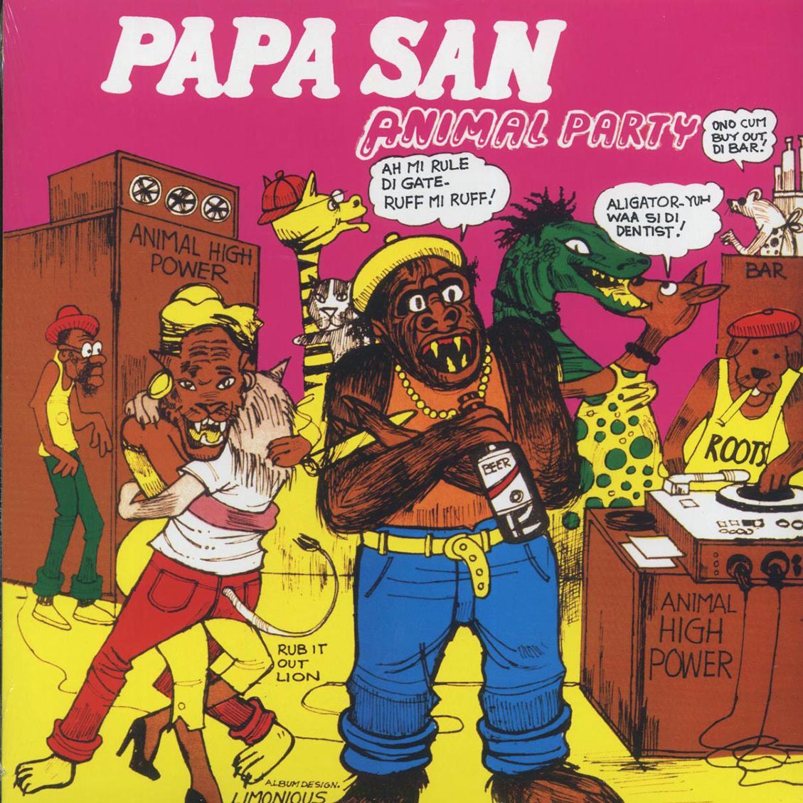 Papa San - Animal Party - Vinyl LP