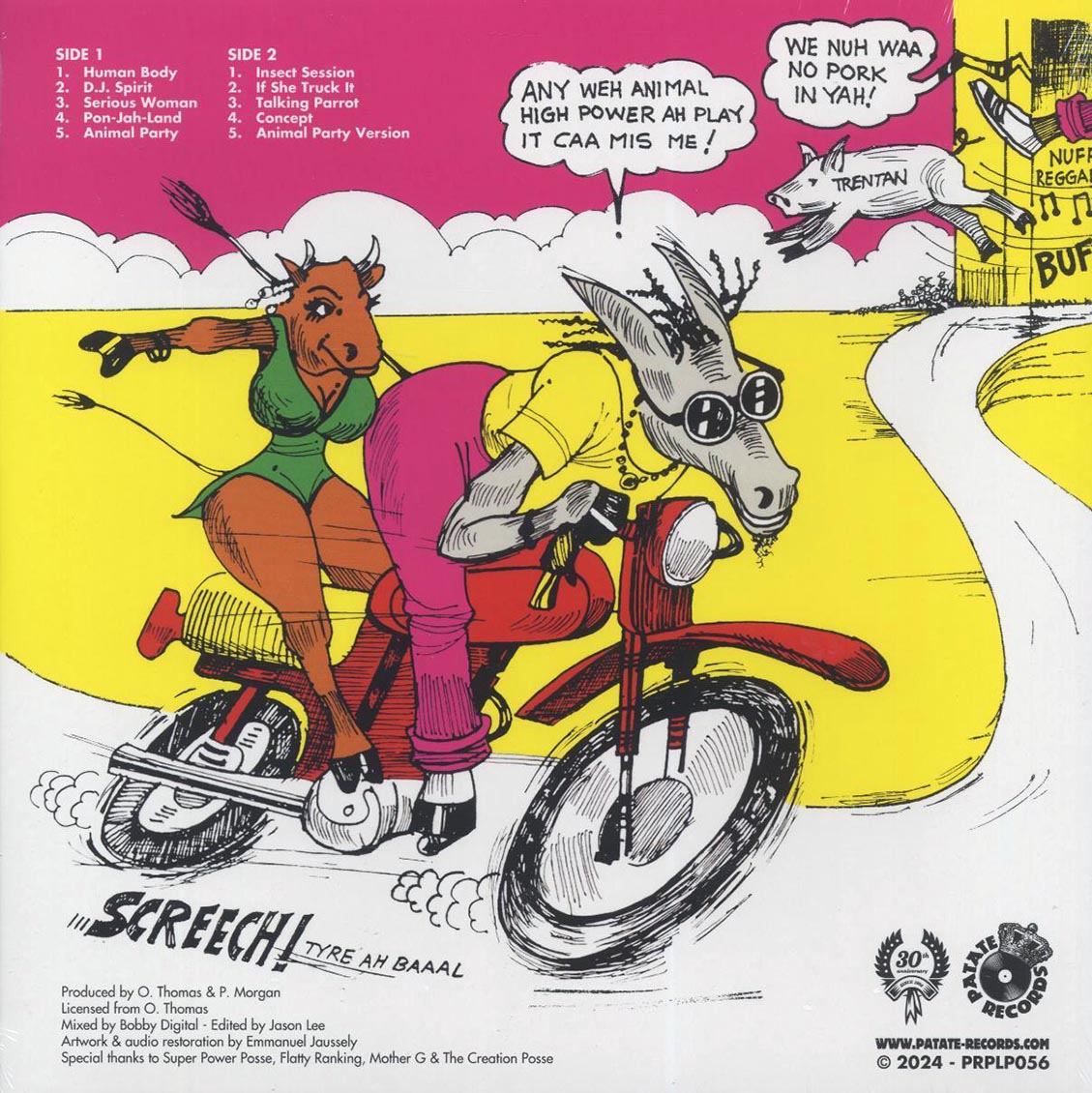 Papa San - Animal Party - Vinyl LP, LP