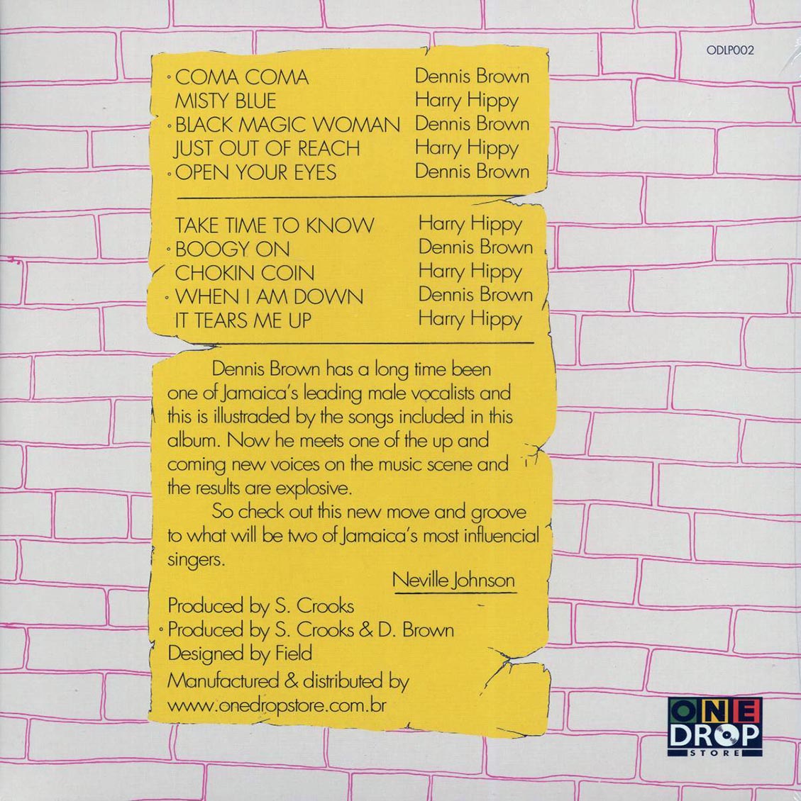 Dennis Brown, Harry Hippy - Dennis Brown Meets Harry Hippy - Vinyl LP, LP