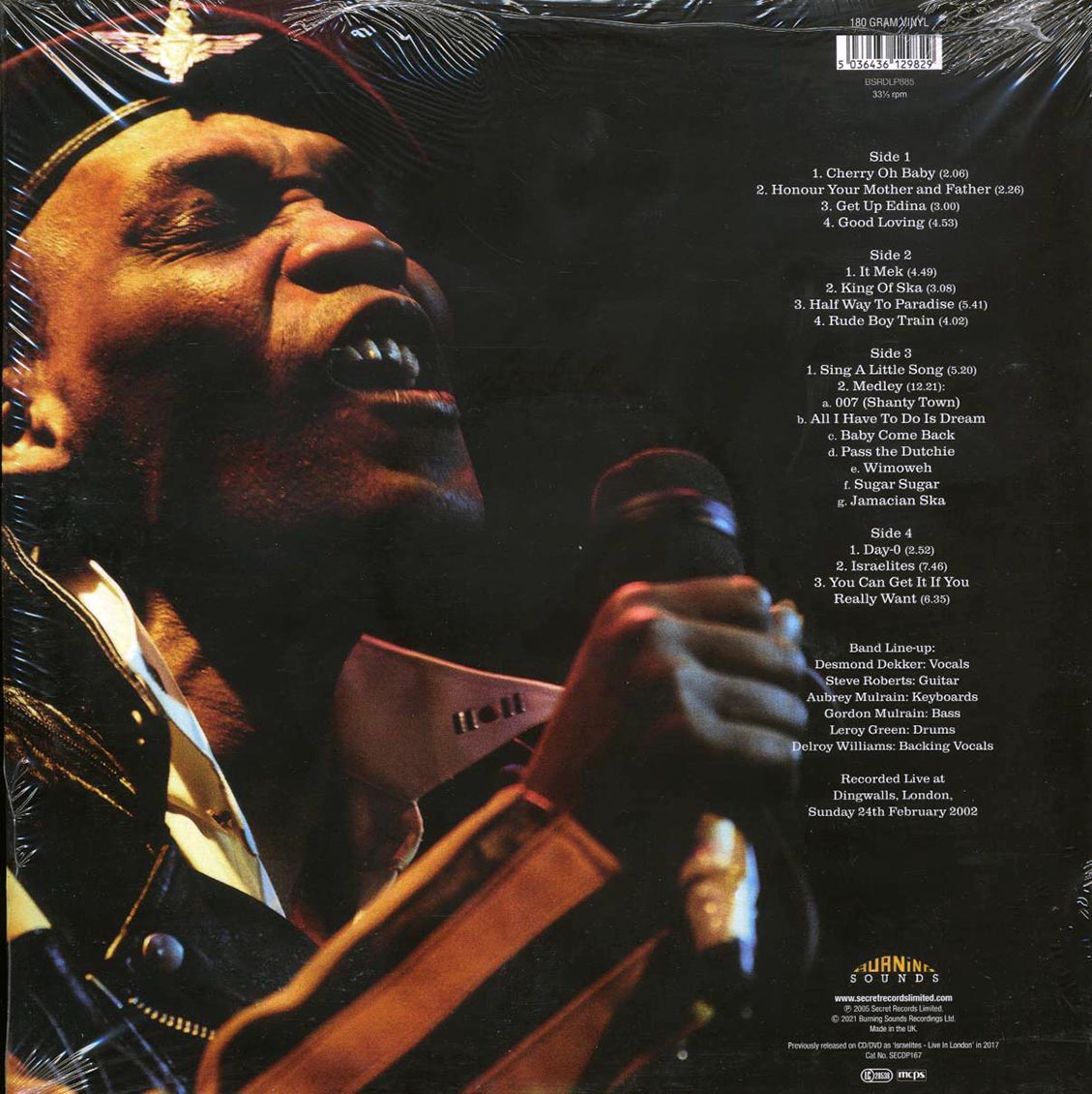 Desmond Dekker - The King Of Ska: Live At Dingwalls (2xLP) (180g) - Vinyl LP, LP