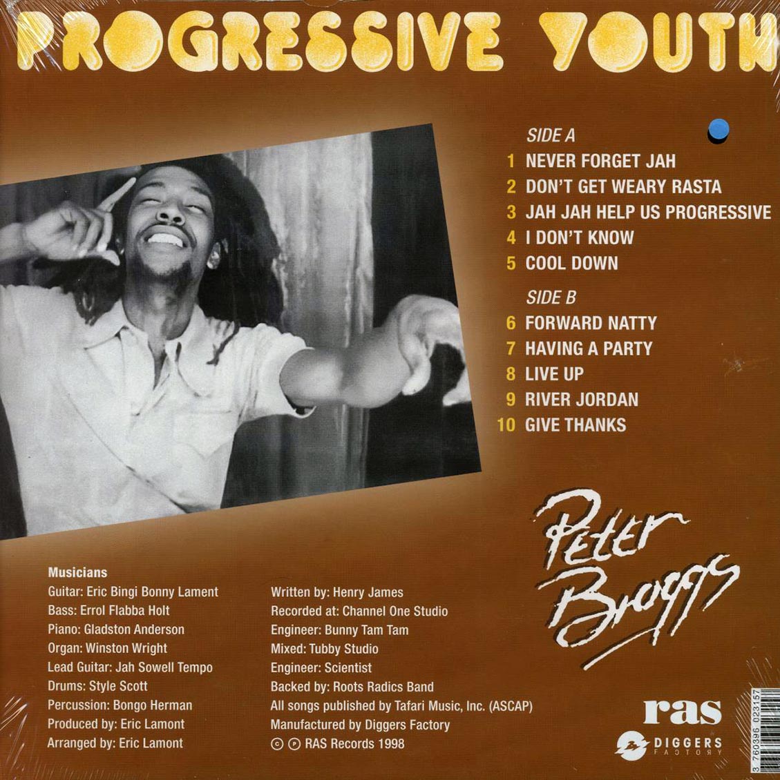 Peter Broggs - Progressive Youth (180g) (remastered) - Vinyl LP, LP