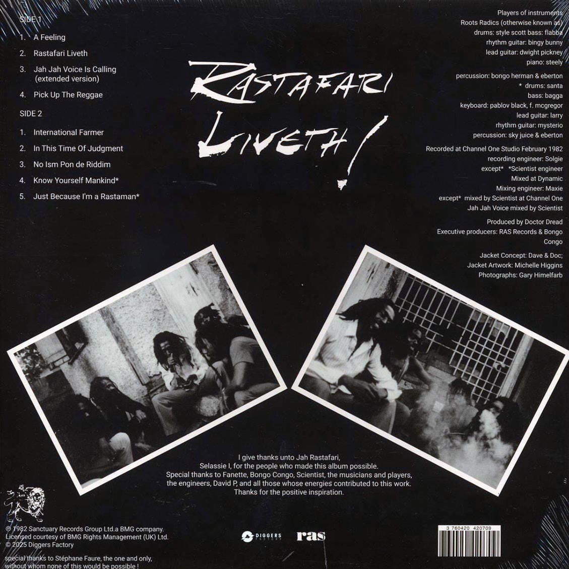 Peter Broggs - Rastafari Liveth! (180g) (remastered) - Vinyl LP, LP