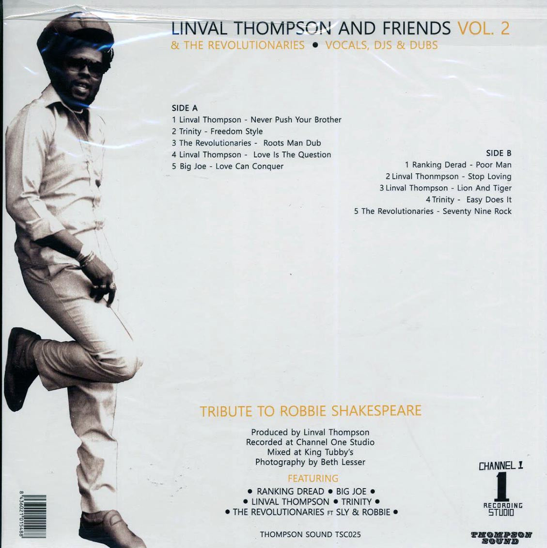 Ranking Dread, Linval Thompson, Trinity, The Revolutionaries, Etc. - Linval Thompson And Friends & The Revolutionaries Volume 2 - Vinyl LP, LP