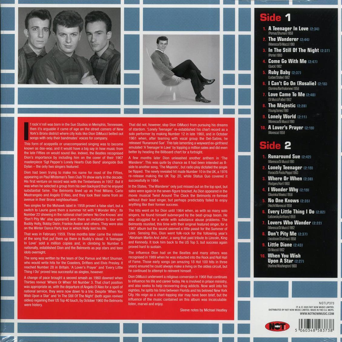 Dion & The Belmonts - 20 Greatest Hits (180g) (red vinyl) - Vinyl LP, LP
