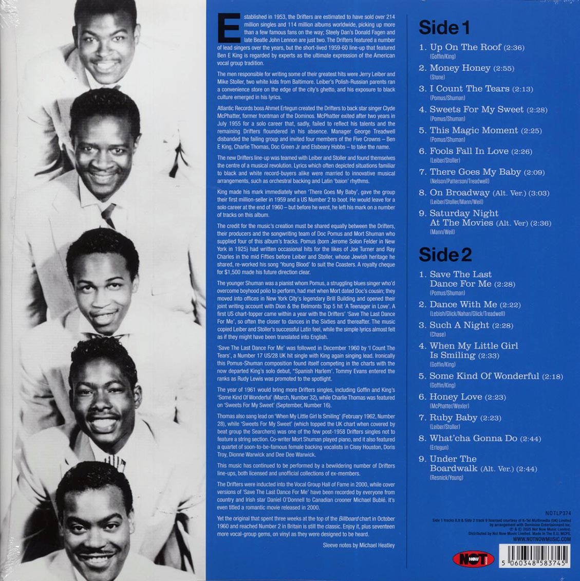 The Drifters - Greatest Hits (180g) (white vinyl) - Vinyl LP, LP