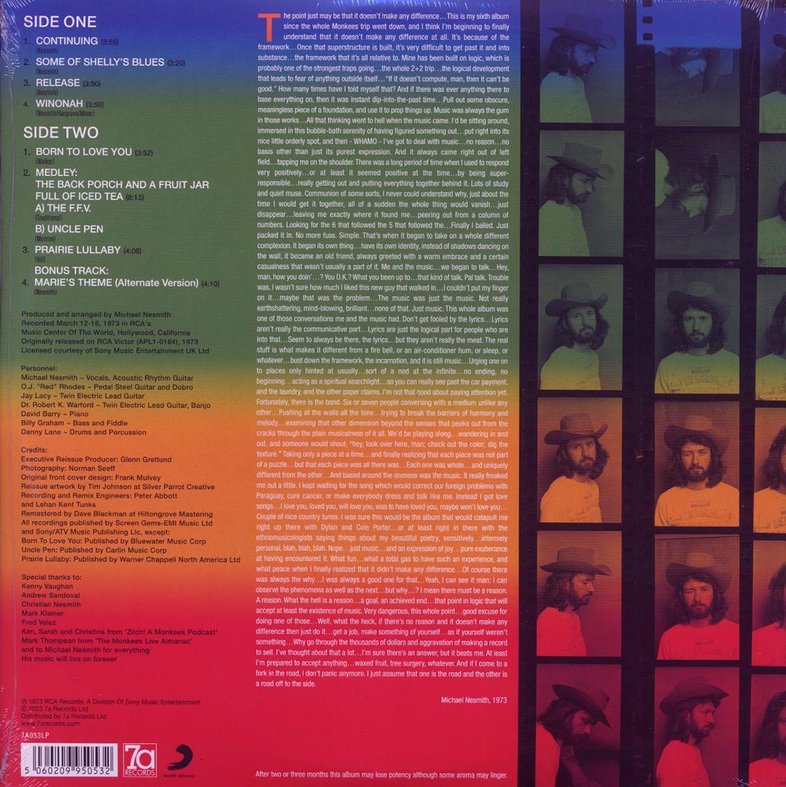 Michael Nesmith - Pretty Much Your Standard Ranch Stash (50th Anniv. Ed.) (180g) (remixed) (grey vinyl) (deluxe edition) (remastered) - Vinyl LP, LP