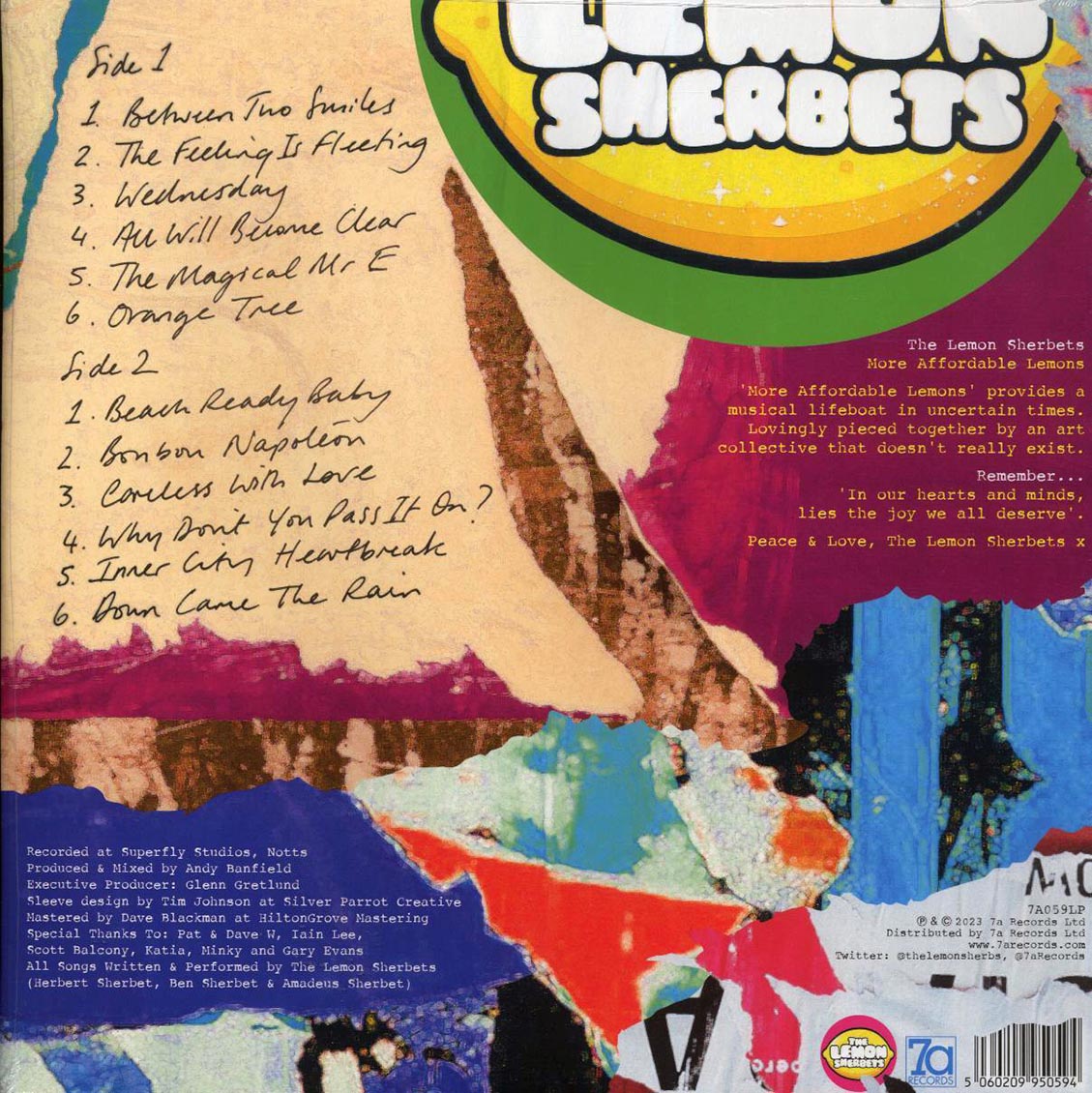 The Lemon Sherbets - More Affordable Lemons (yellow vinyl) - Vinyl LP, LP