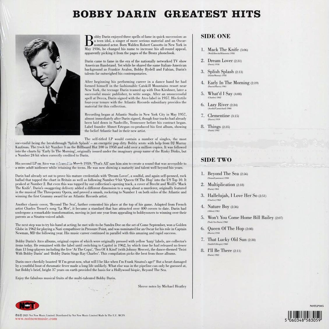 Bobby Darin - Greatest Hits (180g) (red vinyl) - Vinyl LP, LP