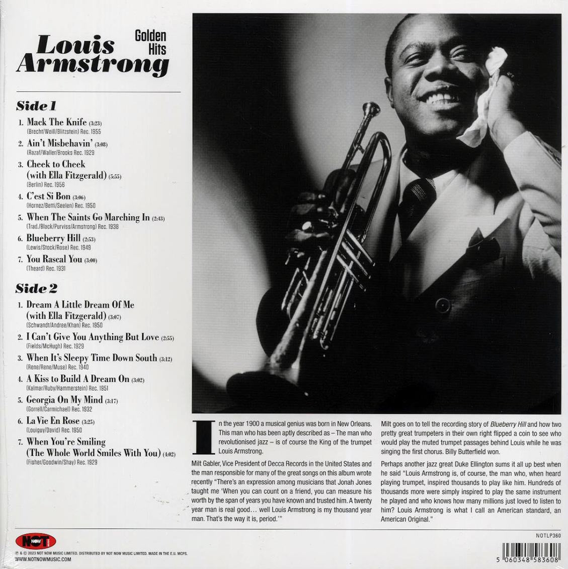 Louis Armstrong - Golden Hits (180g) (red vinyl) - Vinyl LP, LP