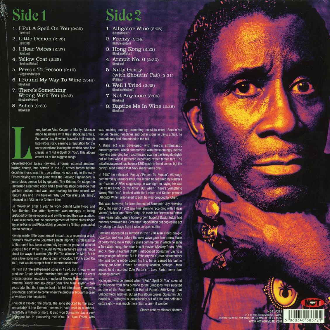 Screamin' Jay Hawkins - The Very Best Of Screamin' Jay Hawkins (180g) (green vinyl) - Vinyl LP, LP