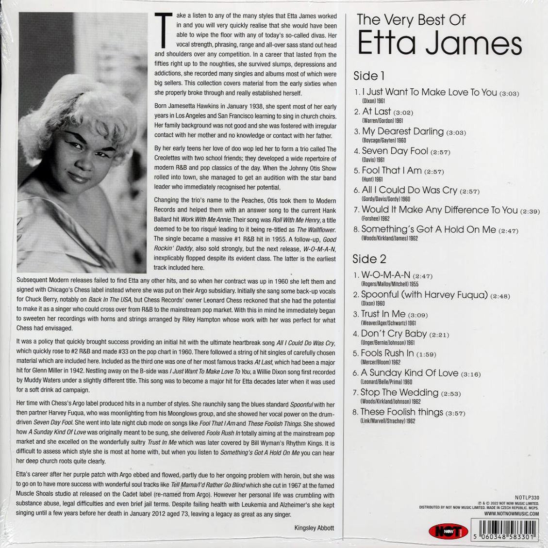 Etta James - The Very Best Of Etta James (180g) (blue vinyl) - Vinyl LP, LP