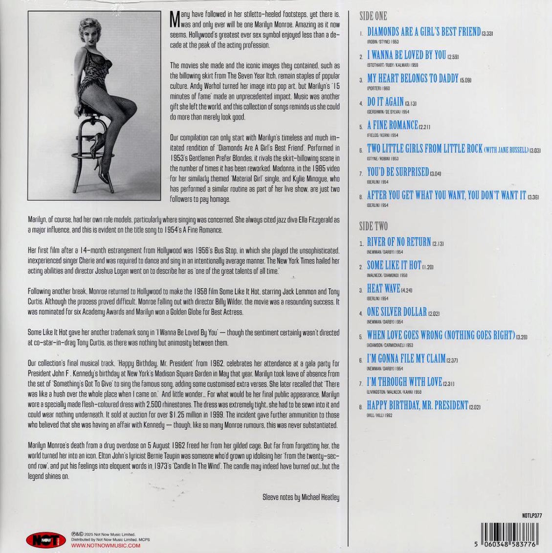 Marilyn Monroe - Diamonds (180g) (red vinyl) - Vinyl LP, LP