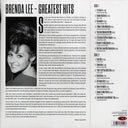 Brenda Lee - Greatest Hits (180g) - Vinyl LP, LP