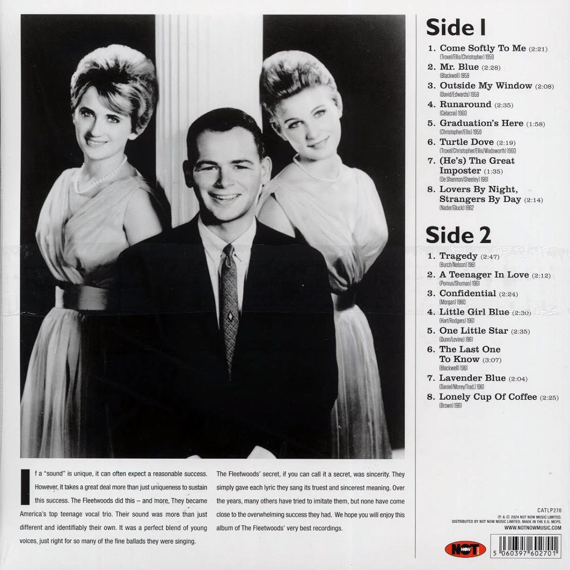 The Fleetwoods - The Very Best Of The Fleetwoods (180g) - Vinyl LP, LP