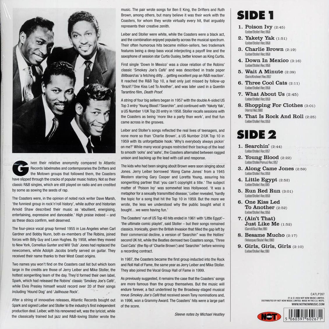 The Coasters - Greatest Hits (180g) - Vinyl LP, LP