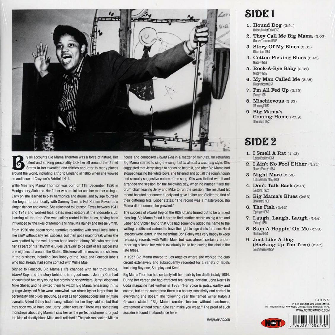 Big Mama Thornton - The Very Best Of Big Mama Thornton (180g) - Vinyl LP, LP