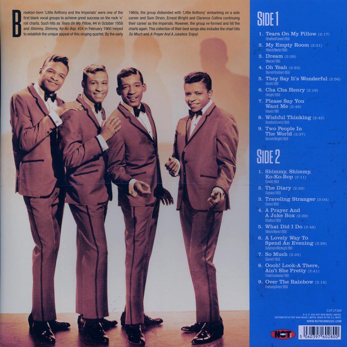 Little Anthony & The Imperials - The Very Best Of Little Anthony & The Imperials (180g) - Vinyl LP, LP