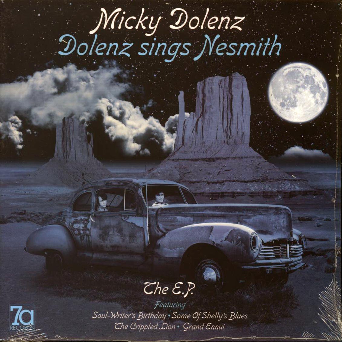 Micky Dolenz - Dolenz Sings Nesmith: The EP (10") (blue vinyl) - Vinyl LP
