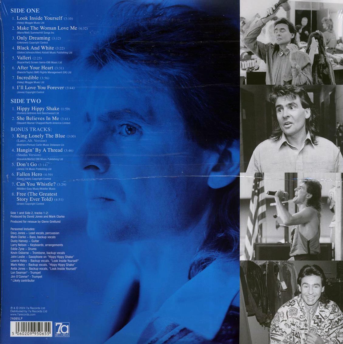 Davy Jones - Incredible! (+6 bonus tracks) (ltd. ed.) (180g) (blue vinyl) - Vinyl LP, LP