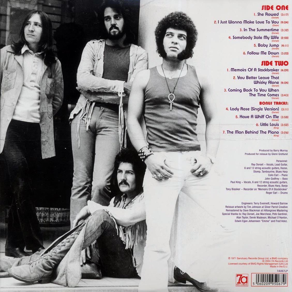 Mungo Jerry - Electronically Tested (+4 bonus tracks) (red vinyl) (deluxe edition) (remastered) - Vinyl LP, LP