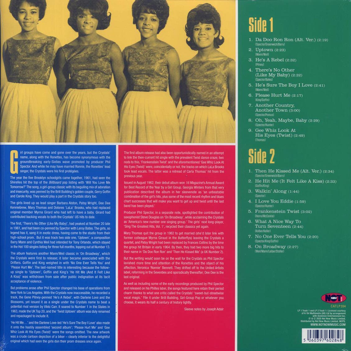 The Crystals - The Very Best Of The Crystals (180g) - Vinyl LP, LP