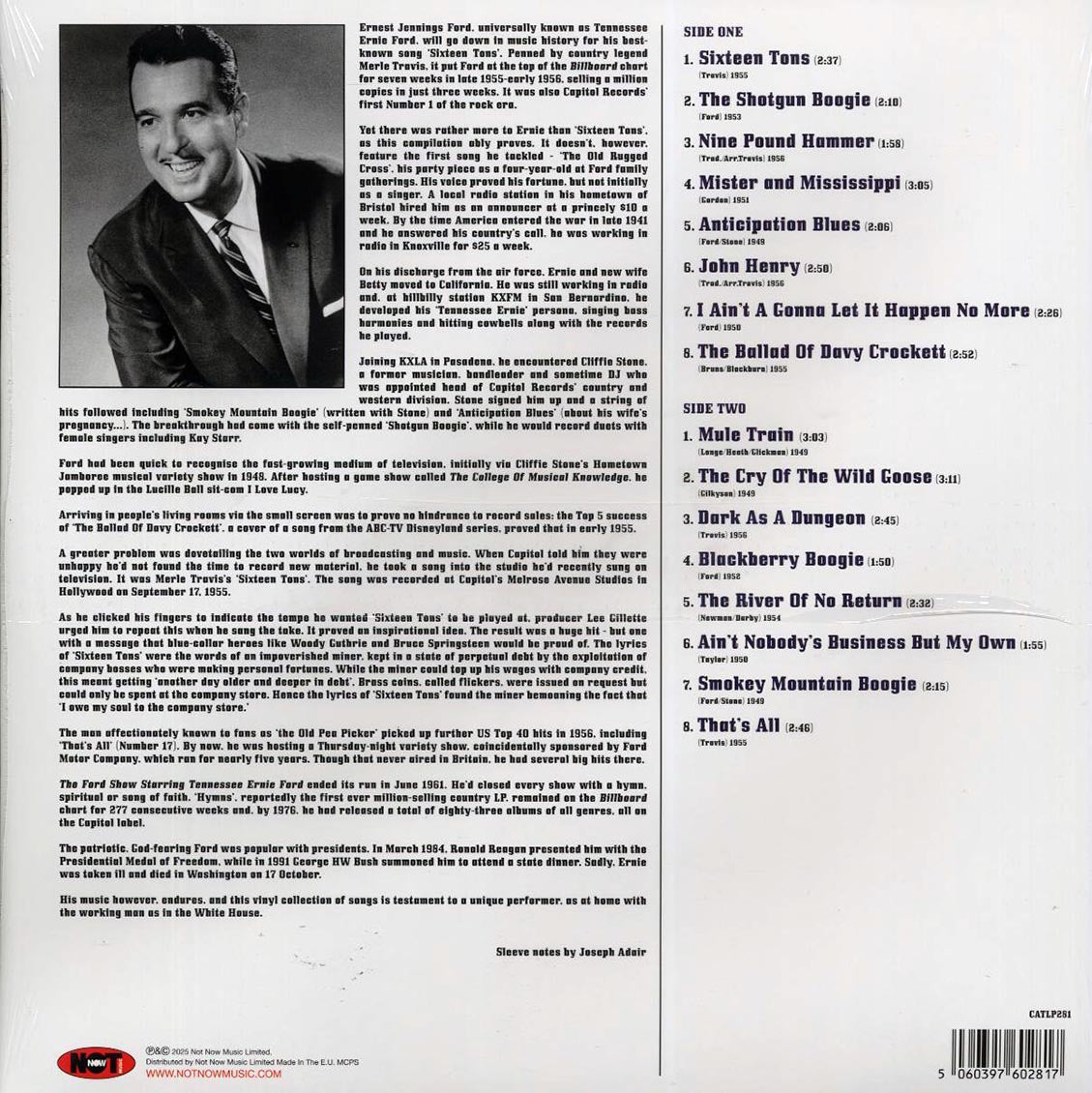 Tennessee Ernie Ford - The Very Best Of Tennessee Ernie Ford (180g) - Vinyl LP, LP