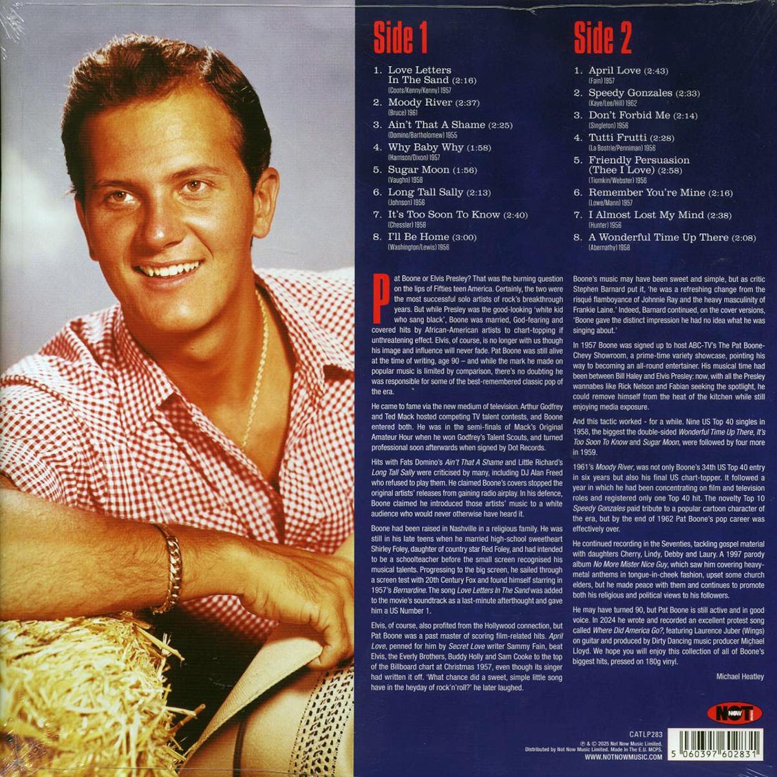 Pat Boone - The Very Best Of Pat Boone (180g) - Vinyl LP, LP