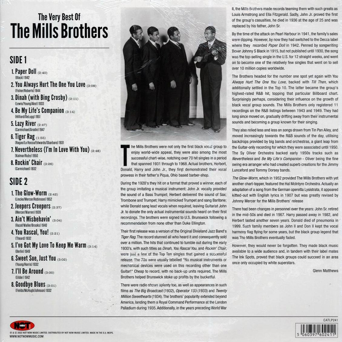 The Mills Brothers - The Very Best Of The Mills Brothers (180g) - Vinyl LP, LP