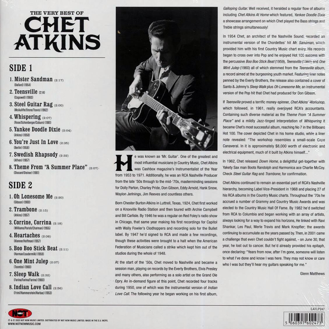 Chet Atkins - The Very Best Of (180g) - Vinyl LP, LP