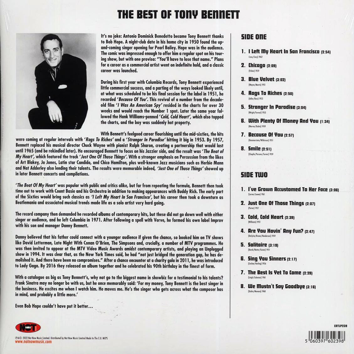 Tony Bennett - The Best of Tony Bennett (180g) - Vinyl LP, LP