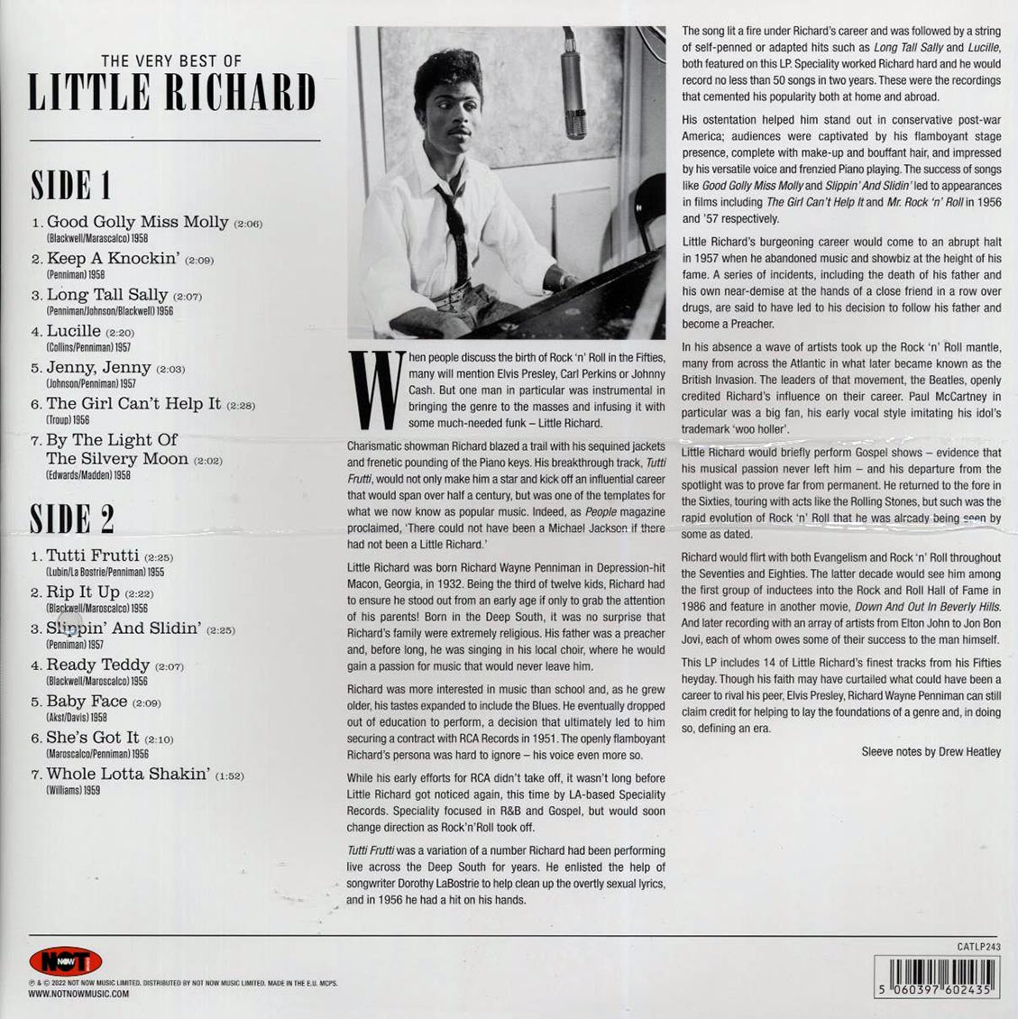 Little Richard - The Very Best Of Little Richard (180g) - Vinyl LP, LP