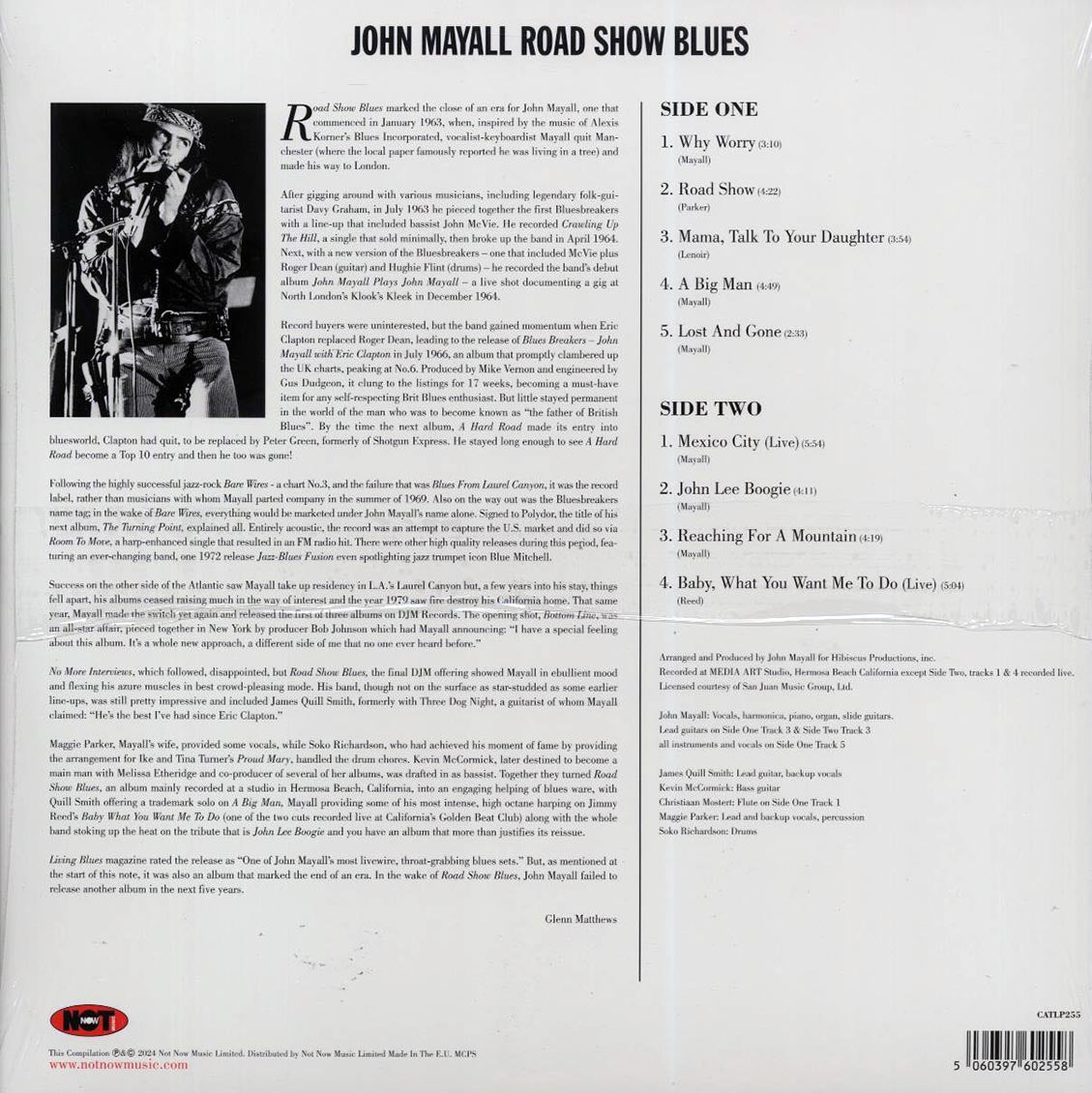 John Mayall - Road Show Blues (180g) - Vinyl LP, LP