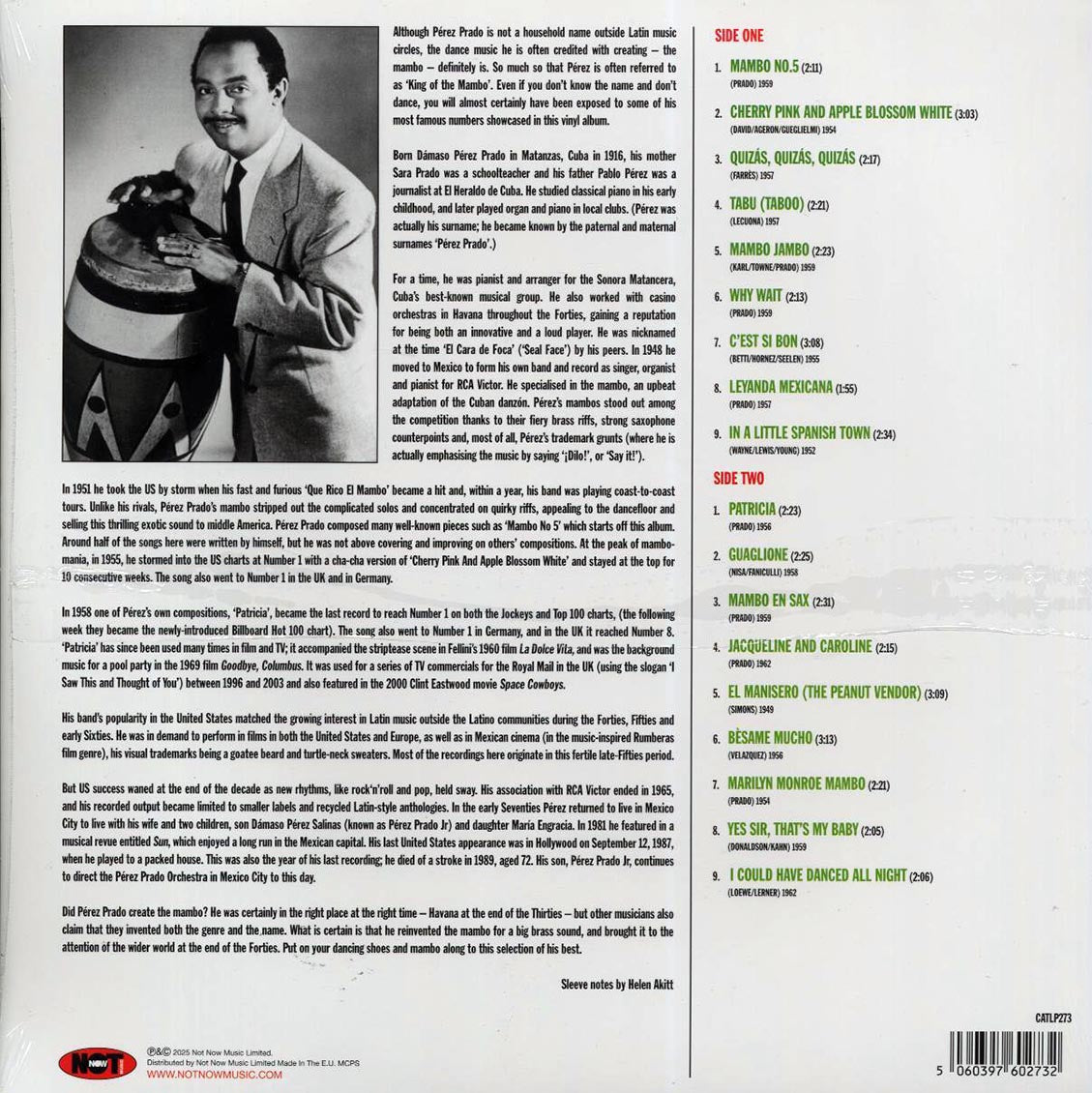 Perez Prado - King Of The Mambo (180g) - Vinyl LP, LP