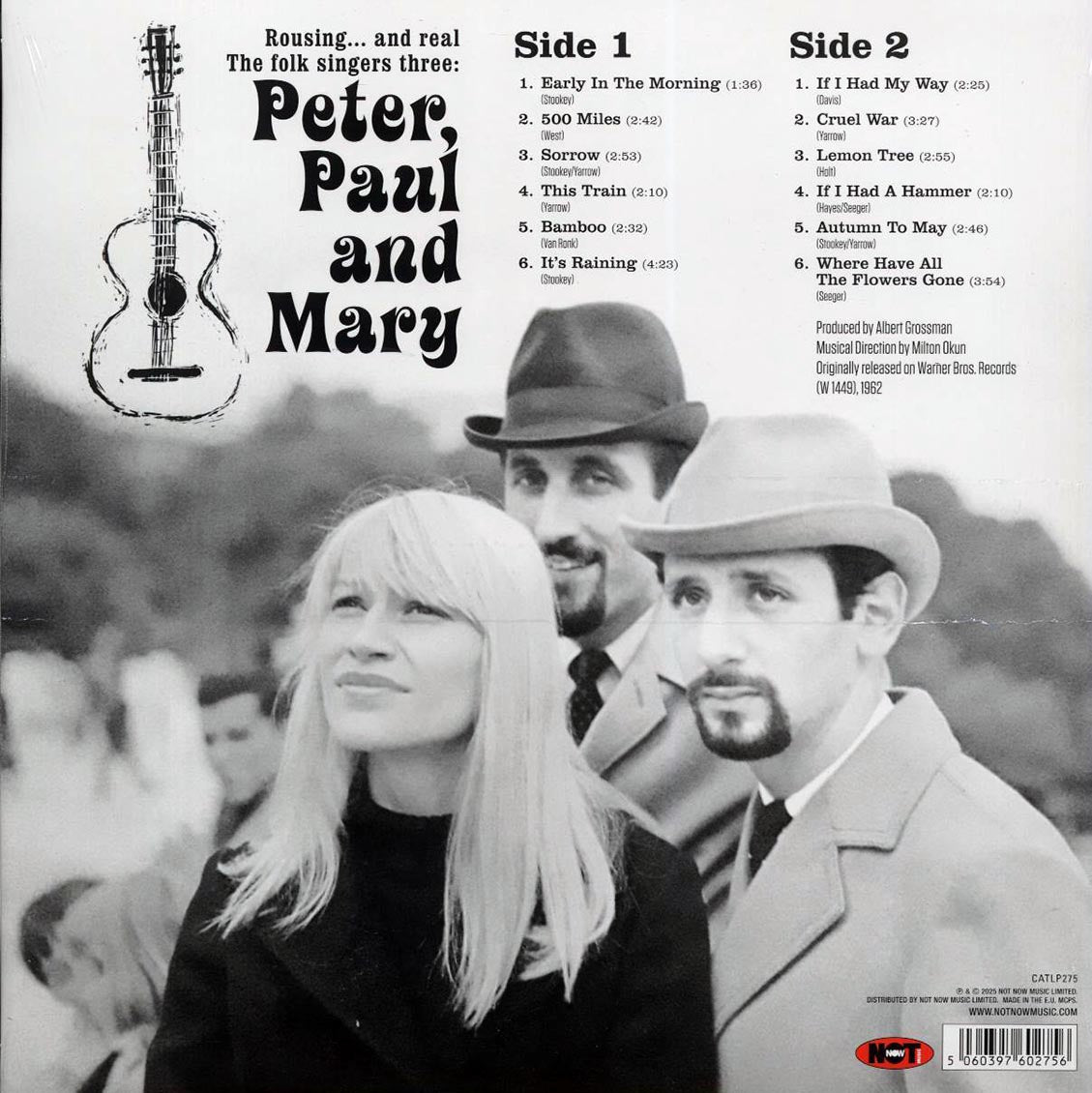 Peter, Paul & Mary - Peter, Paul and Mary (180g) - Vinyl LP, LP