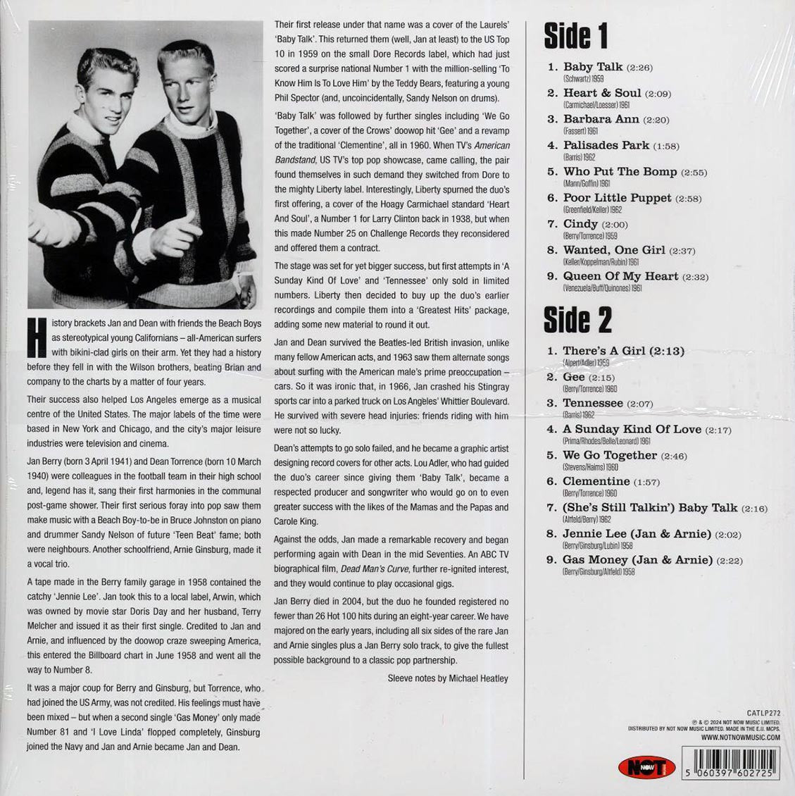 Jan & Dean - The Best Of Jan & Dean (180g) - Vinyl LP, LP