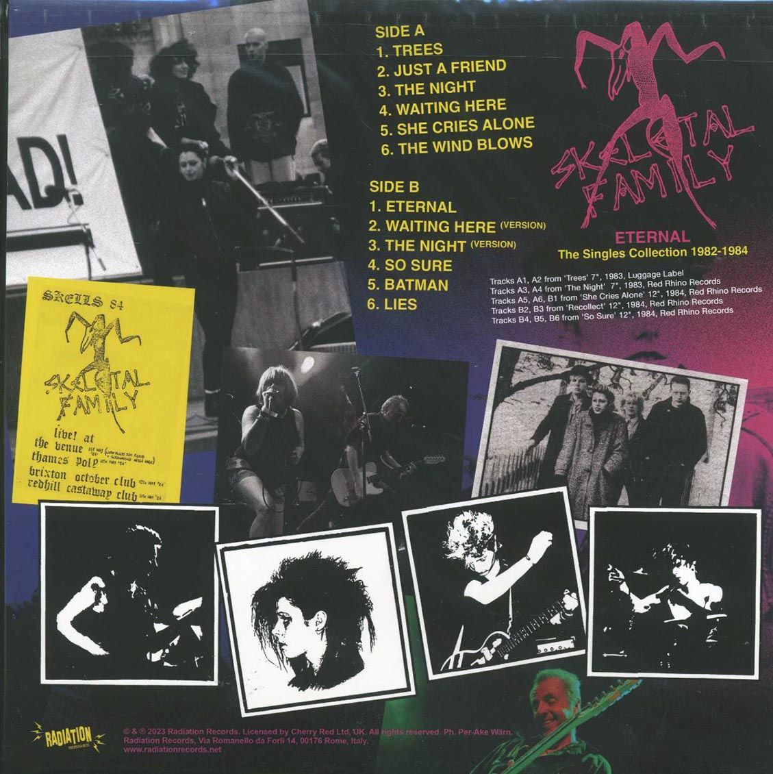 Skeletal Family - Eternal: The Singles Collection 1982-1984 (ltd. ed.) (purple vinyl) - Vinyl LP, LP