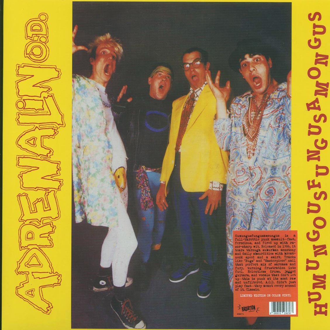 Adrenalin OD - Humungousfungusamongus (ltd. ed.) (red vinyl) - Vinyl LP