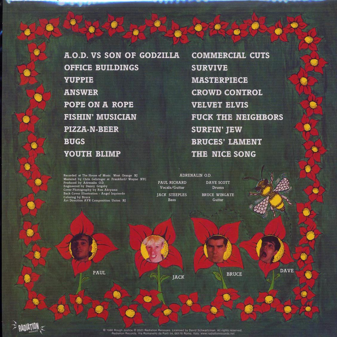 Adrenalin OD - Humungousfungusamongus (ltd. ed.) (red vinyl) - Vinyl LP, LP