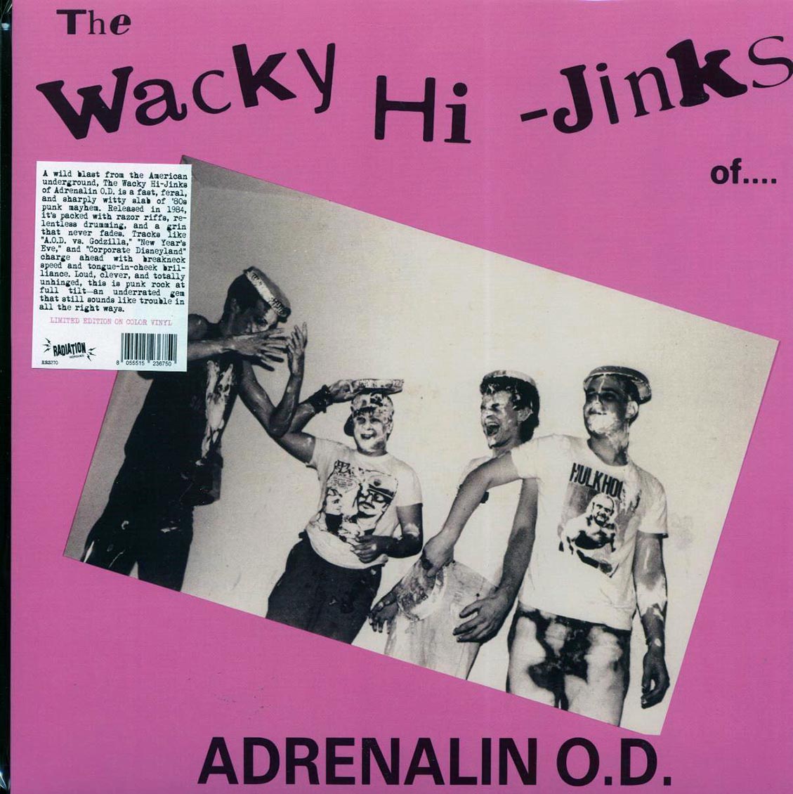 Adrenalin OD - The Wacky Hi-Jinks Of Adrenalin OD (ltd. ed.) (pink vinyl) - Vinyl LP