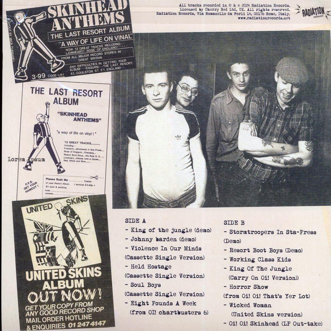 The Last Resort - Strength Through Roi: Rare Tracks 1981-1984 - Vinyl LP, LP