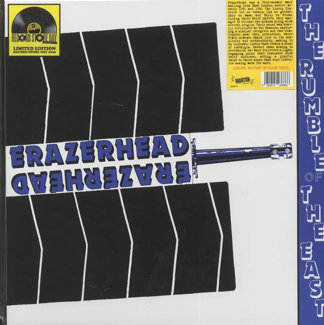 Erazerhead - The Rumble Of The East (RSD 2025) (blue vinyl) - Vinyl LP