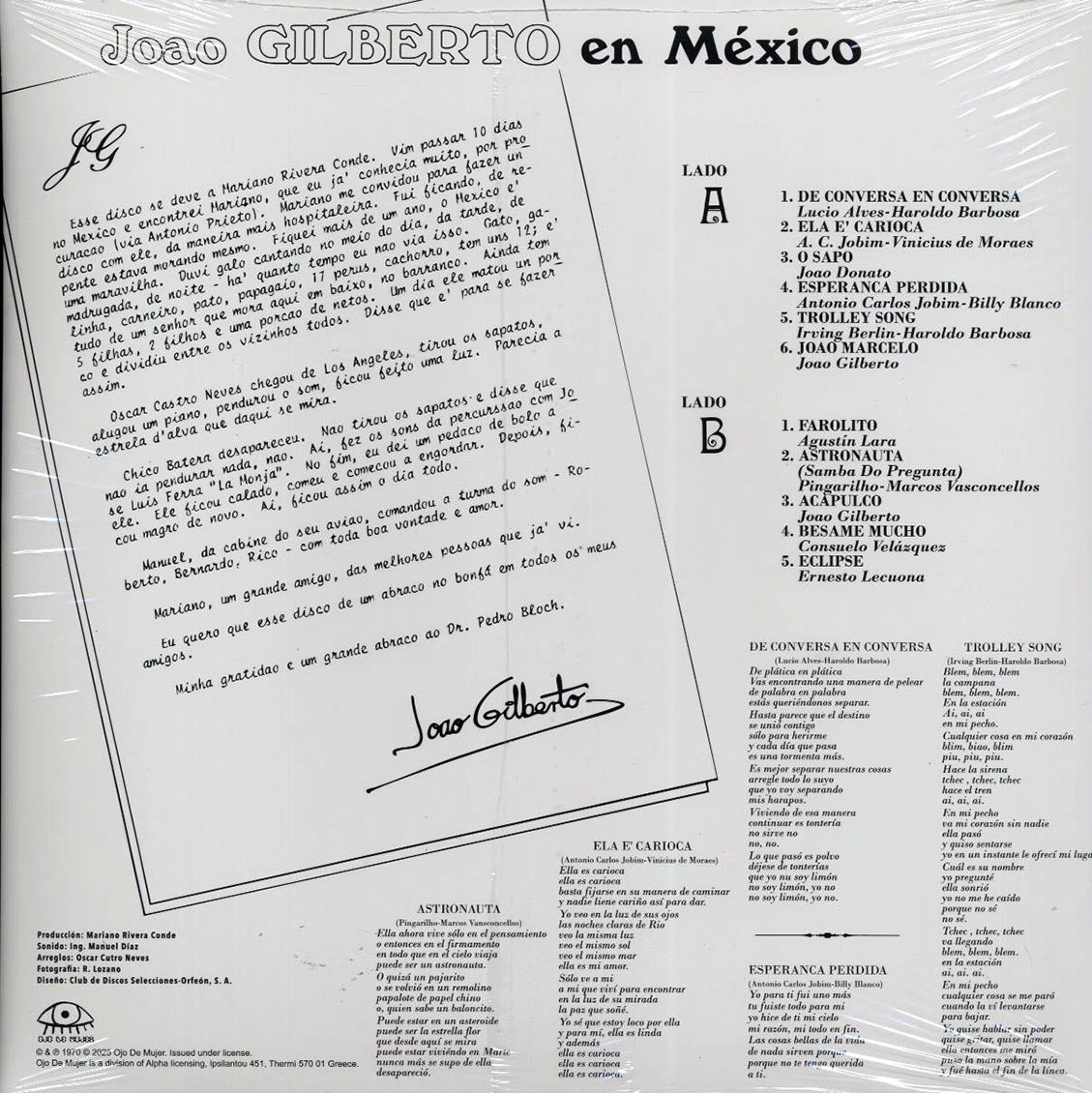 Joao Gilberto - Joao Gilberto En Mexico (ltd. ed.) (green vinyl) - Vinyl LP, LP