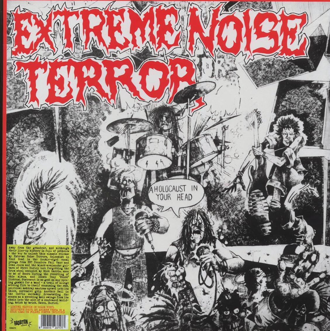 Extreme Noise Terror - A Holocaust In Your Head (ltd. ed.) (red vinyl) - Vinyl LP