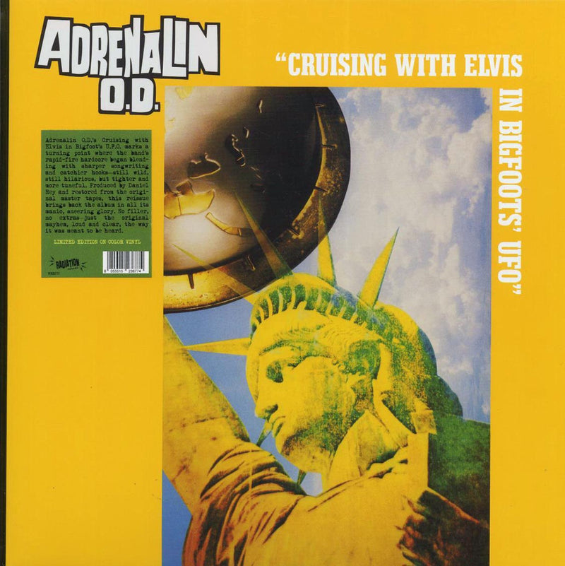 Adrenalin OD - Cruising With Elvis In Bigfoots' UFO (ltd. ed.) (yellow vinyl) - Vinyl LP