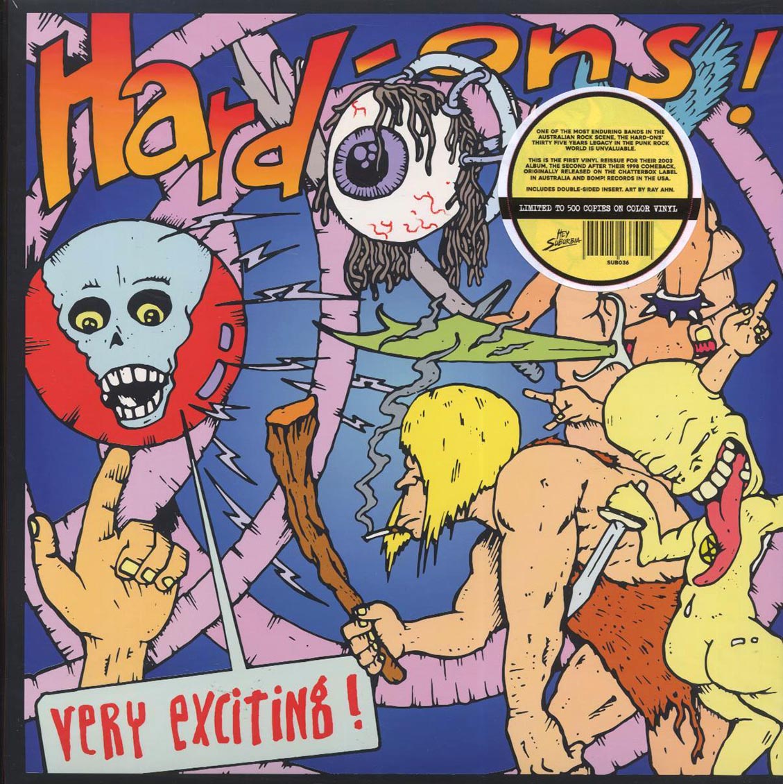 Hard-Ons - Very Exciting! (ltd. 500 copies made) (red vinyl) - Vinyl LP