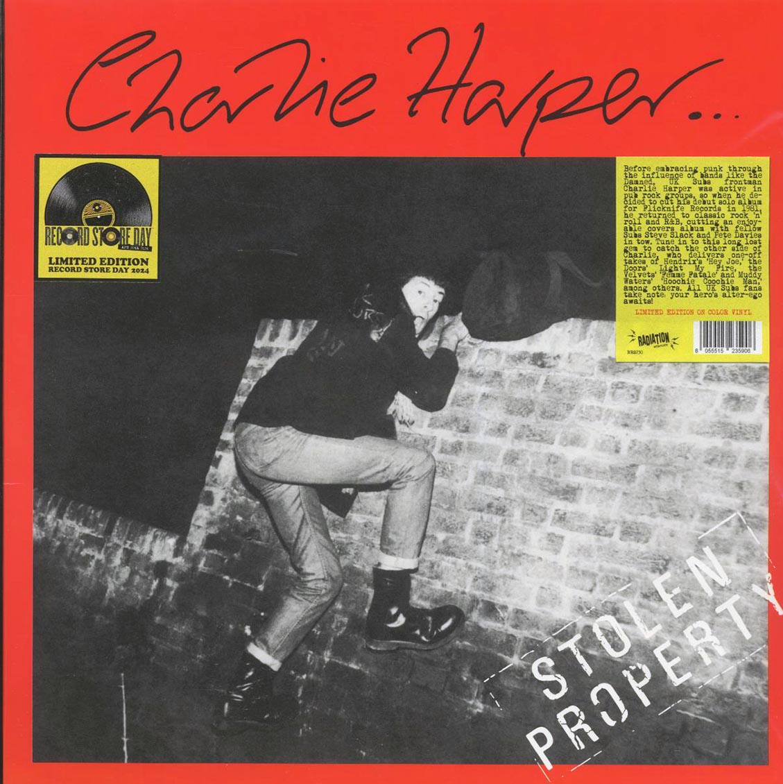 Charlie Harper - Stolen Property (ltd. ed.) (red vinyl) - Vinyl LP