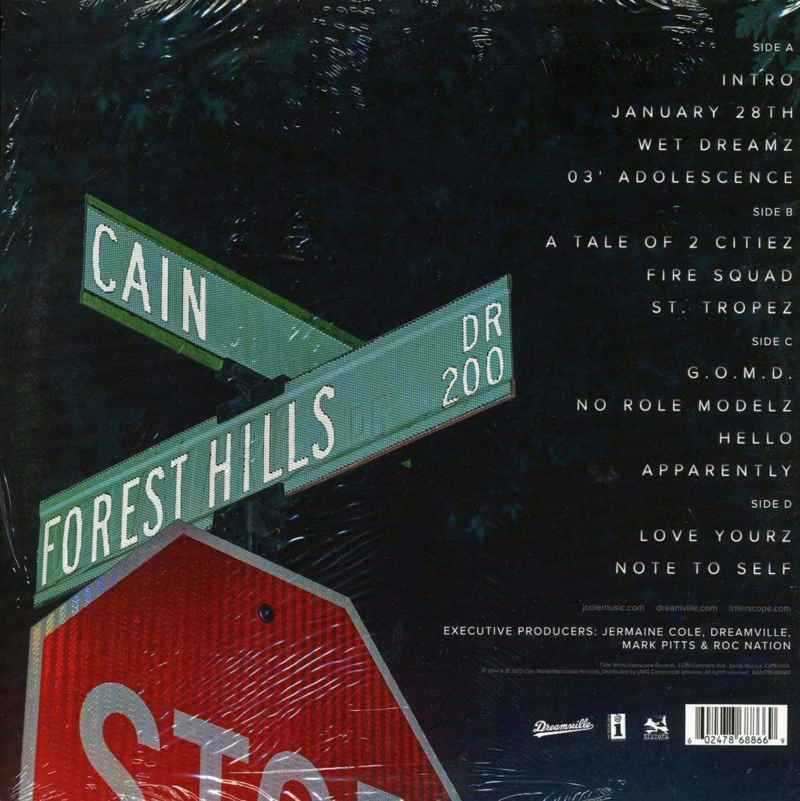 J Cole - 2014 Forest Hills Drive (ltd. ed.) (2xLP) (blue vinyl) - Vinyl LP, LP