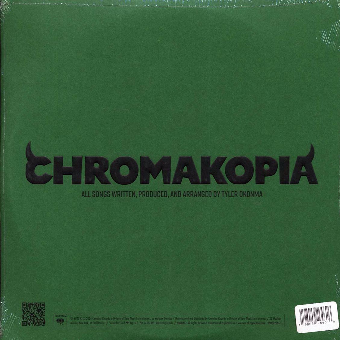 Tyler The Creator - Chromakopia (2xLP) (white vinyl) (matte jacket) - Vinyl LP, LP